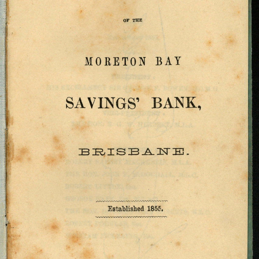 Series Guide: Moreton Bay Savings Bank