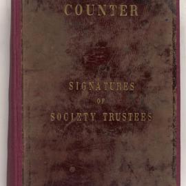 Savings Bank of New South Wales - Sydney (Head Office) - Signature Registers - Society Trustees (Indexed) (Amended to 1932) - 1845-1895