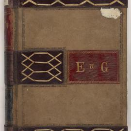 Savings Bank of New South Wales - Sydney (Head Office) - Indexes of Depositors Accounts - Indexes of operative accounts as at 1906. (Includes accounts opened by G.S.B. of N.S.W. 1914-1931) - "E-G" - 1906-1931