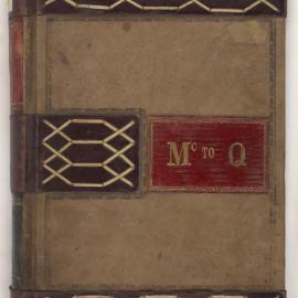 Savings Bank of New South Wales - Sydney (Head Office) - Indexes of Depositors Accounts - Indexes of operative accounts as at 1906. (Includes accounts opened by G.S.B. of N.S.W. 1914-1931) - "Mc-Q" - 1906-1931