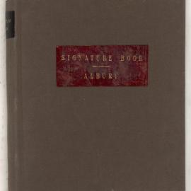 Savings Bank of New South Wales - Albury - Signature Register - Accounts 1-4000 (Accounts 1-846 only opened) - 1908-1927