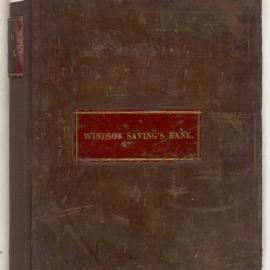 Savings Bank of New South Wales - Windsor - Cash Books - 1852-1865