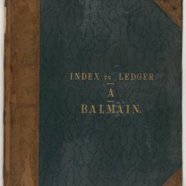 Savings Bank of New South Wales - Balmain - Indexes of Depositors Accounts - Ledger A - "A-Z" - 1902-1908