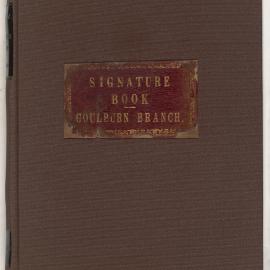 Savings Bank of New South Wales - Goulburn - Signature Registers - Accounts 6120-9351 - 1897-1913
