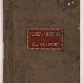 Government Savings Bank of New South Wales - Martin Place, Sydney - Signature Registers - Register of Depositors, Rural Bank Department, Accounts 1369- 2782 - 1927-1929