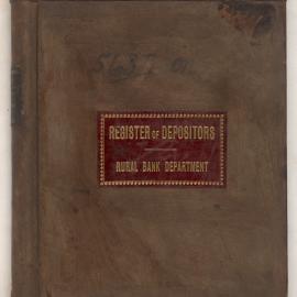 Government Savings Bank of New South Wales - Martin Place, Sydney - Signature Registers - Register of Depositors, Rural Bank Department, Accounts 5637- 6354 - 1931 - 1932