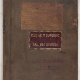Government Savings Bank of New South Wales - Martin Place, Sydney - Signature Registers - Register of Depositors, Rural Bank Department, Accounts 7079- 7349 - 1931