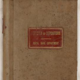 Government Savings Bank of New South Wales - Balmain - Signature Registers - Register of Depositors Rural Bank Department Accounts 1-472 - 1921-1932