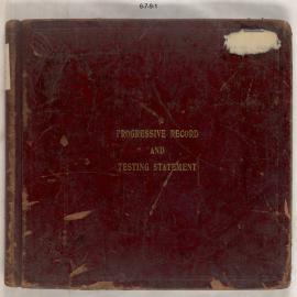 Government Savings Bank of New South Wales - Barrack Street, Sydney - Progressive Record and Testing Statement, Rural Bank Department - 1921-1932