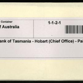 State Savings Bank of Tasmania - Hobart (Chief Office) - Paid Withdrawal Forms - 1909