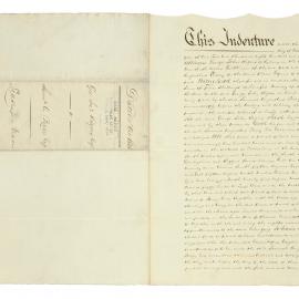 Savings Bank of New South Wales - Sydney (Head Office) - Mortgage (Investment) Department - Legal Documents - One Year Lease, George John Rogers to Samuel Augustus Perry - 21 October 1835