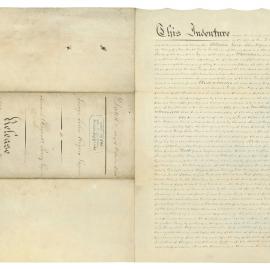 Savings Bank of New South Wales - Sydney (Head Office) - Mortgage (Investment) Department - Legal Documents - Land Release, George John Rogers to Samuel Augustus Perry - 22 October 1835