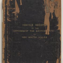 Savings Bank of New South Wales - Sydney (Head Office) - Staff - Service Registers and Lists - Service Register of Officers - 1832-1899