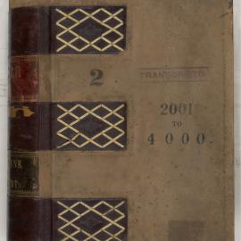 Savings Bank of New South Wales - Leichhardt - Depositors Ledgers - Accounts 2001-4000 (Accounts 2001-3052 only opened) - 1913-1915