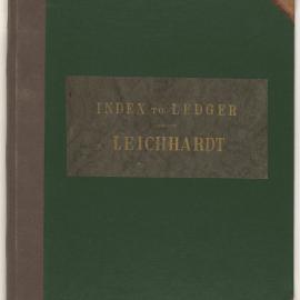 Savings Bank of New South Wales - Leichhardt - Index of Depositors Accounts - "A-Z" - 1911-1913
