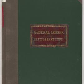 Government Savings Bank of New South Wales - Sydney (Head Office) - Chief Accountant's Department - General Ledgers - Savings Bank Department (Indexed) - 1913 - 1916