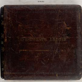 Government Savings Bank of New South Wales - Sydney (Head Office) - Chief Accountant's Department - Investments Ledgers (Loose Leaf System) - 1921-1932