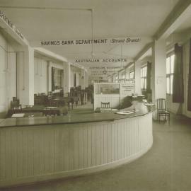 London - Strand Branch, interior of Military Department 1919