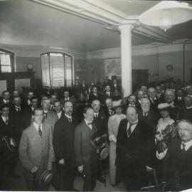 London - Branch premises, 36-38 New Broad St.: Opening of Savings Bank Department 16 June 1913