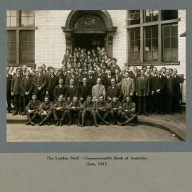 Staff Group - London Staff - June 1917