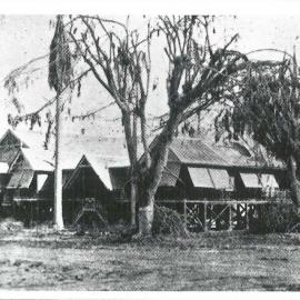 Rabaul Branch premises, Territory of Papua New Guinea - Exterior after volcanic eruption, 1937