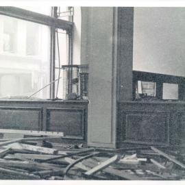 London branch, Old Jewry - Banking chamber following bomb damage - 1944