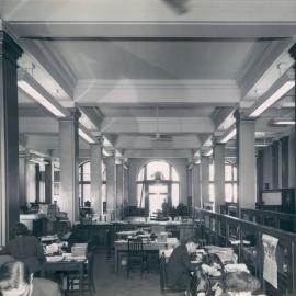 London branch, Old Jewry - Looking from last row of columns at back, towards front door