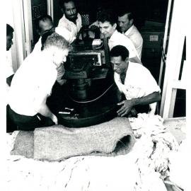 Moving Day, Port Moresby - Note Cancelling Machine - 7 June 1969 (copy b)