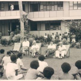 Bank's Functions - PNG Division - Savings & Loan Society, Father McGhee gives a “free translation” of the Registrar's address - 13 May 1962