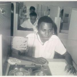 Bank's Functions - PNG Division - Educational Facilities for Indigens - PNG Bankers College - Trainee in Language Laboratory - 1968