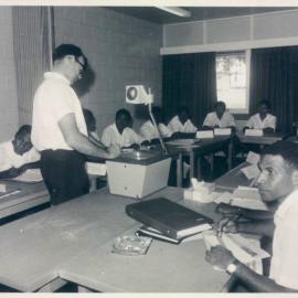 Bank's Functions - PNG Division - Educational Facilities for Indigens - PNG Bankers College - Typical Classroom Layout - 1968