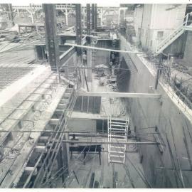 Port Moresby Project - October 1966-October 1970 - Basement showing voucher room and service core, 28 September 1967