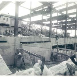 Port Moresby Project - October 1966-October 1970 - Preparations for vehicle ramp along eastern wall of project, 28 September 1967