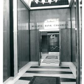 Premises - London Branch 10 Old Jewry - Interior - entrance into Reserve Bank Chambers