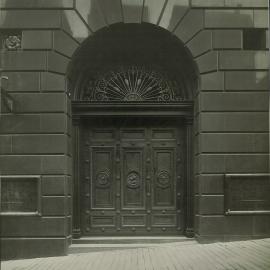 Premises - Government Savings Bank of NSW - Head Office 48-50 Martin Place - Exterior - Bank entrance - 1928