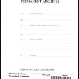 Papua New Guinea - Films - Contract