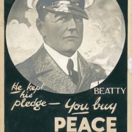 Peace Loan poster specimens - Beatty