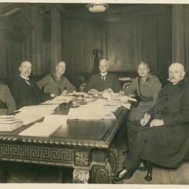 Staff - Campion, CAB - at meeting of Australia Red Cross in Australia House, London  (during World War I)