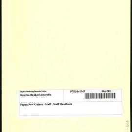 Papua New Guinea - Staff - Staff Handbook