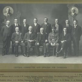Loan raising World War I - 7th War Loan: Tasmanian Central Committee and Officers - October 1918