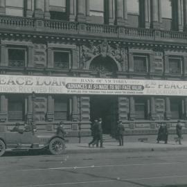 Loan Raising World War I - 2nd Peace Loan Advertising, Melbourne: Bank of Victoria