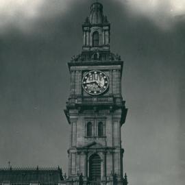 Loan Raising World War I - 2nd Peace Loan Advertising, Melbourne: old GPO clock tower