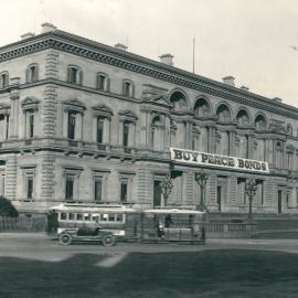 Loan Raising World War I - 2nd Peace Loan Advertising, Melbourne: Treasury building