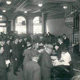 Interior new War Loan offices, April 1920: Front Office, Ground floor