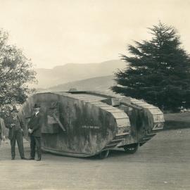 Sixth War Loan Campaign activities in Tasmania - Tank Week, April 1918: Hobart tank