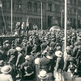 Seventh War Loan Campaign Activities in Sydney - Appeal from Destroyer - 15 October 1918 (copy b)