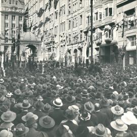 First Peace Loan Campaign in Sydney - Opening day 26 August 1919 (copy c)