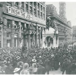 First Peace Loan Campaign in Sydney - Opening day 26 August 1919 (copy d)