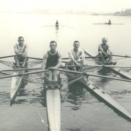 Second Peace Loan Campaign in NSW - Sculling Carnival, Parramatta River, competitors - August -September 1920