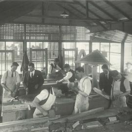Second Peace Loan Campaign in NSW - Carpentry and Joinery in “Diggerville” huts  - August - September 1920